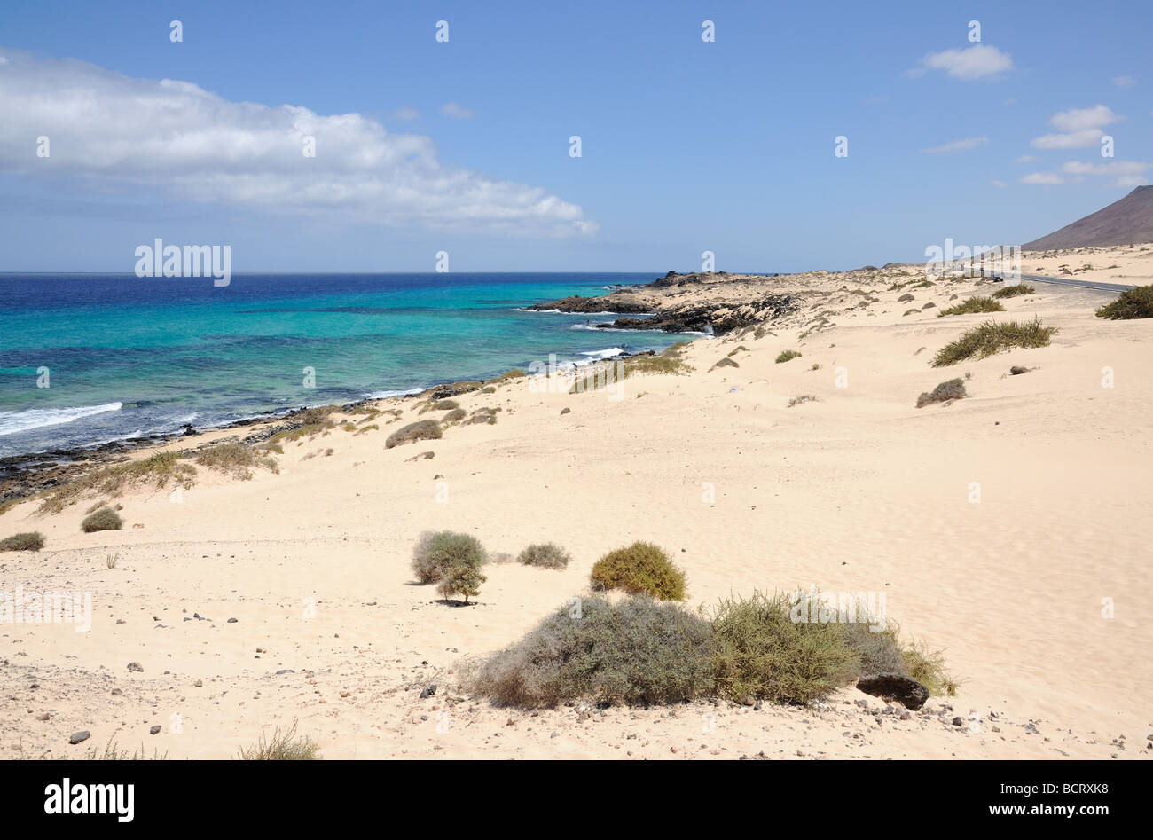 Coast near Corralejo, Canary Island Fuerteventura, Spain Stock Photo