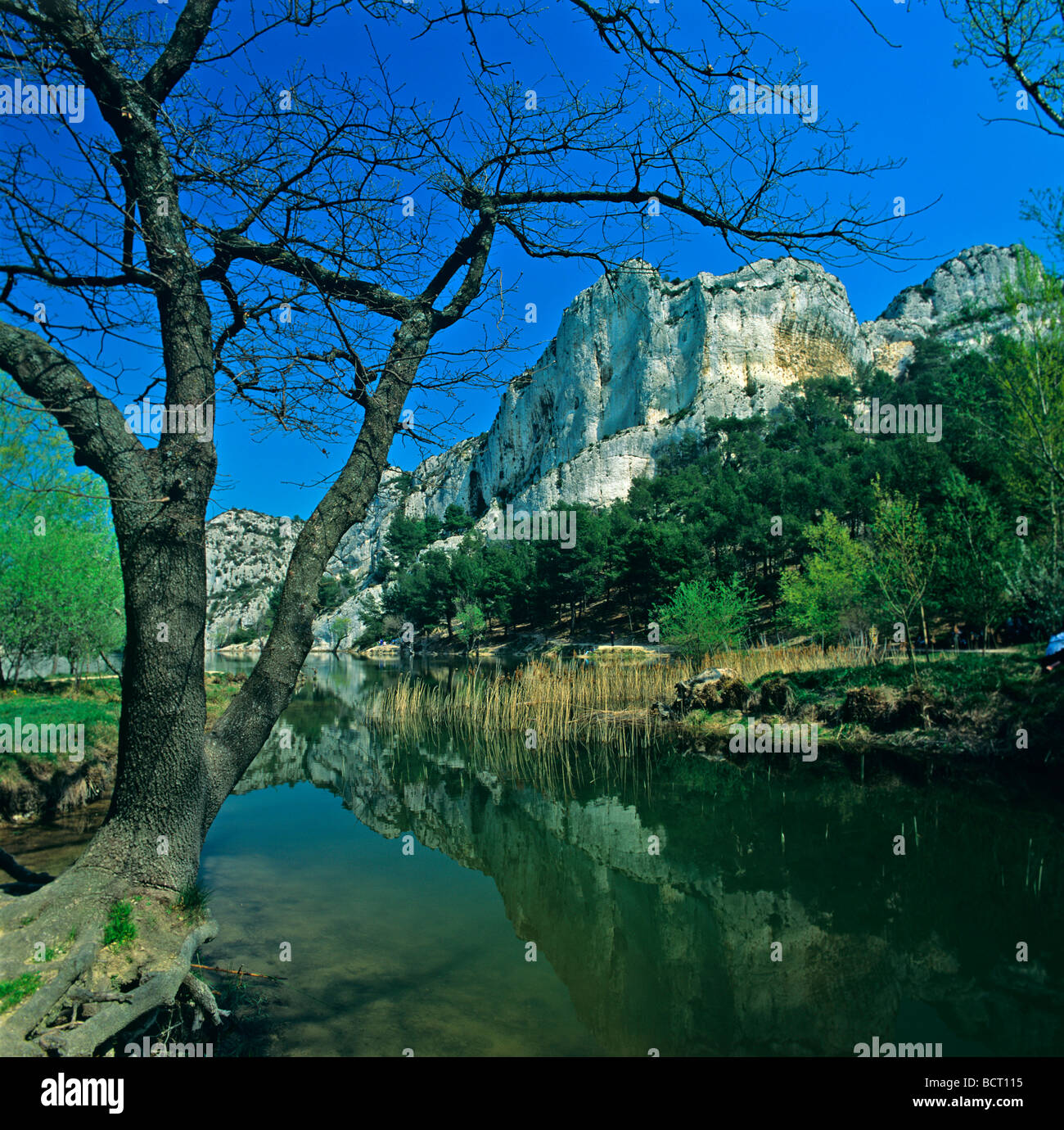 Lac Sabine just south of St.Remy de Provence Stock Photo Alamy
