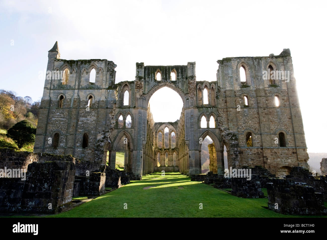 Rievaulx Abbey FOR EDITORIAL USE ONLY Stock Photo
