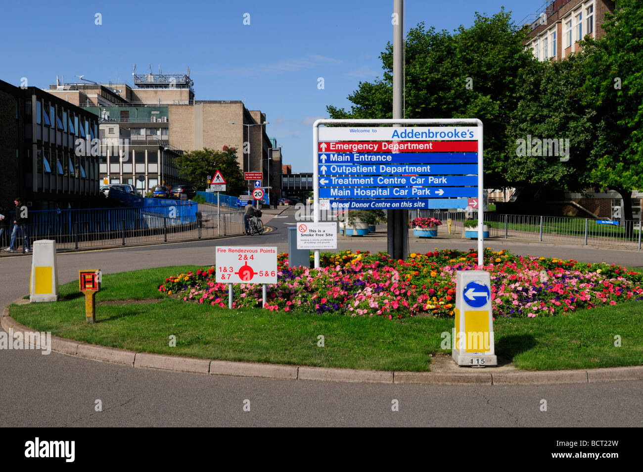 Entrance to Addenbrookes Hospital Cambridge England UK Stock Photo