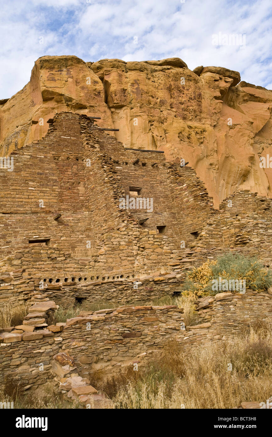 Buildings of the people living at Chaco Canyon in Chaco Culture