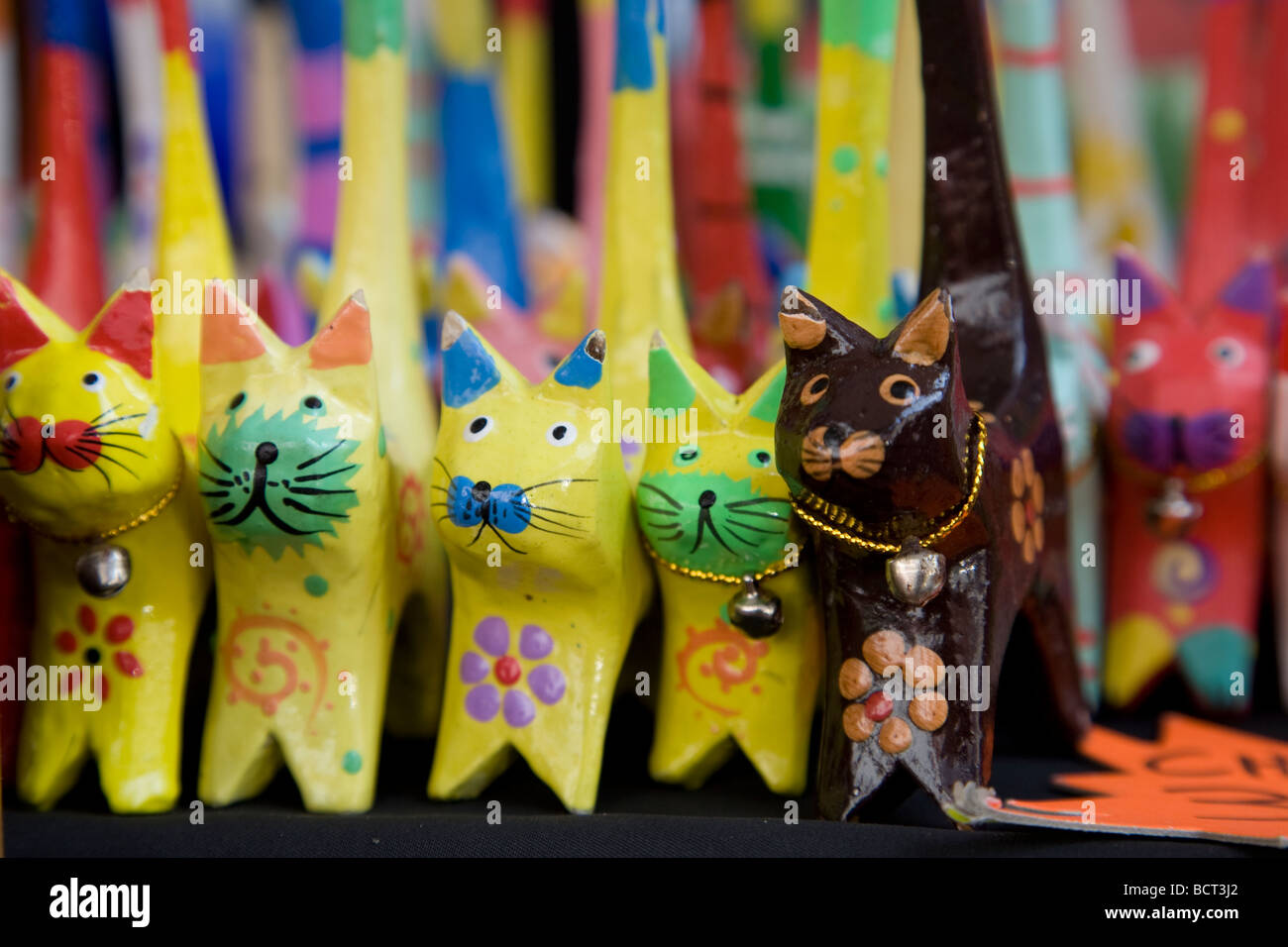 Toy Cats Stock Photo
