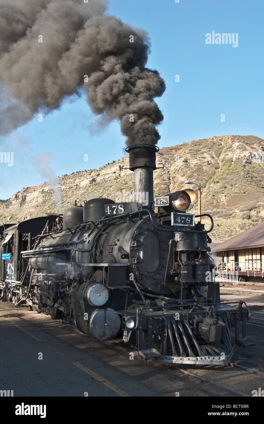 Colorado Durango The Durango Silverton Narrow Gauge Railroad steam