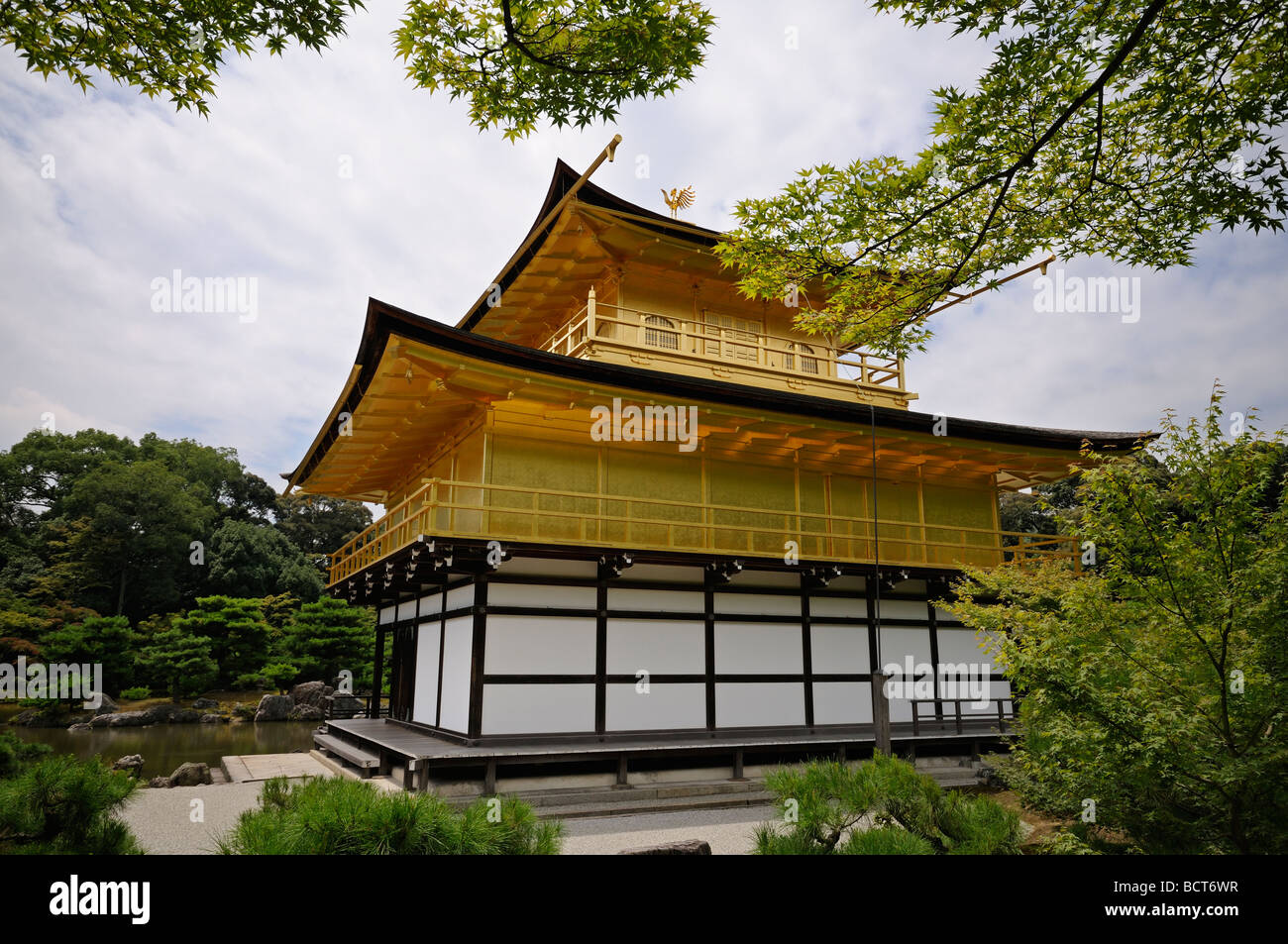 Kinkaku (Golden Pavilion) of The Kinkaku-ji (Golden Pavilion Temple). Kyoto. Kansai. Japan Stock Photo