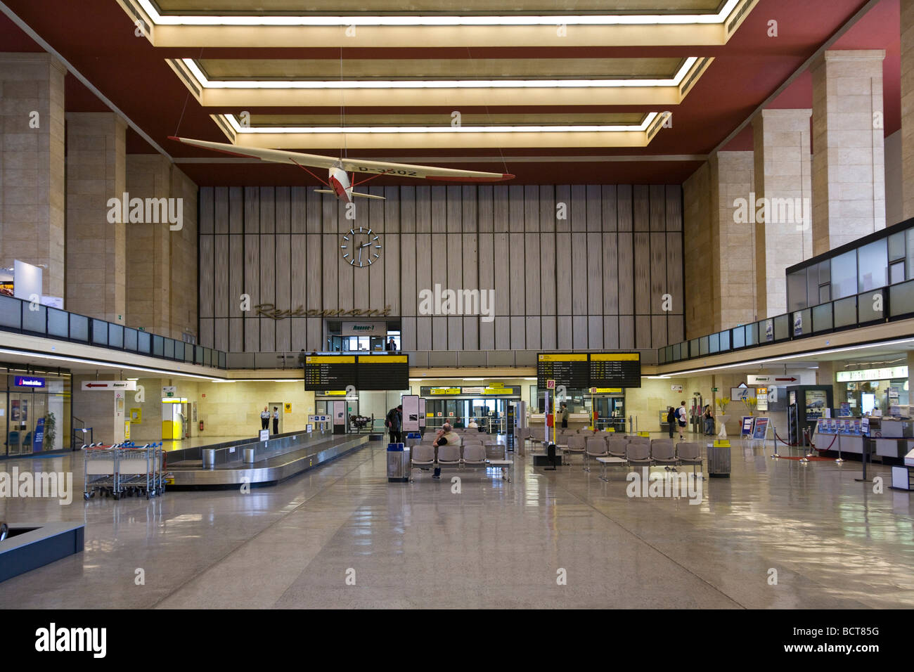 Tempelhof Airport Interior View In Last Year In Which The Airport Stock Photo Alamy