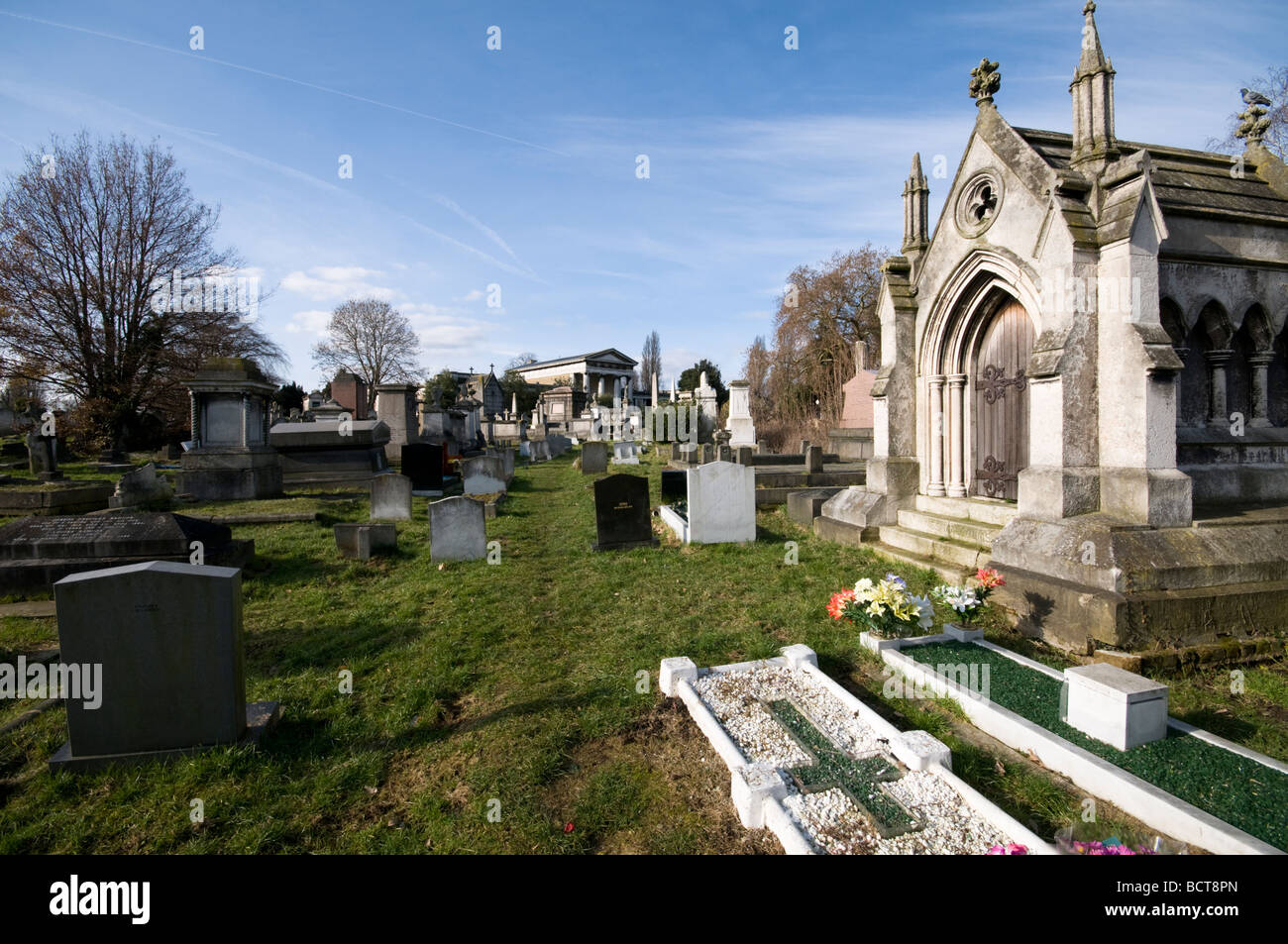 Kensal Green Cemetery, London, UK Stock Photo