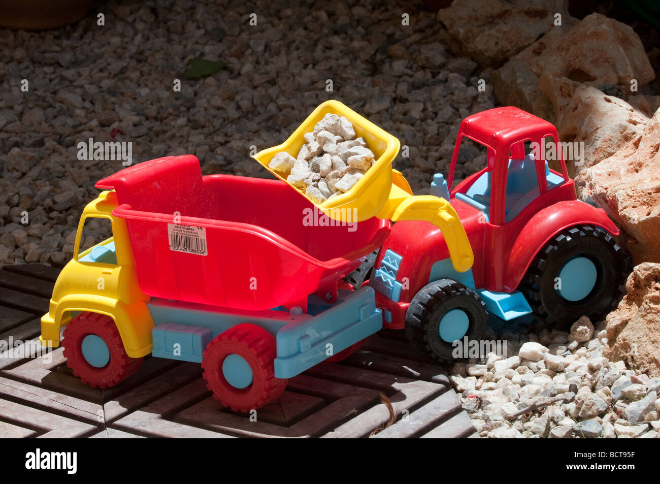 toy trucks and diggers