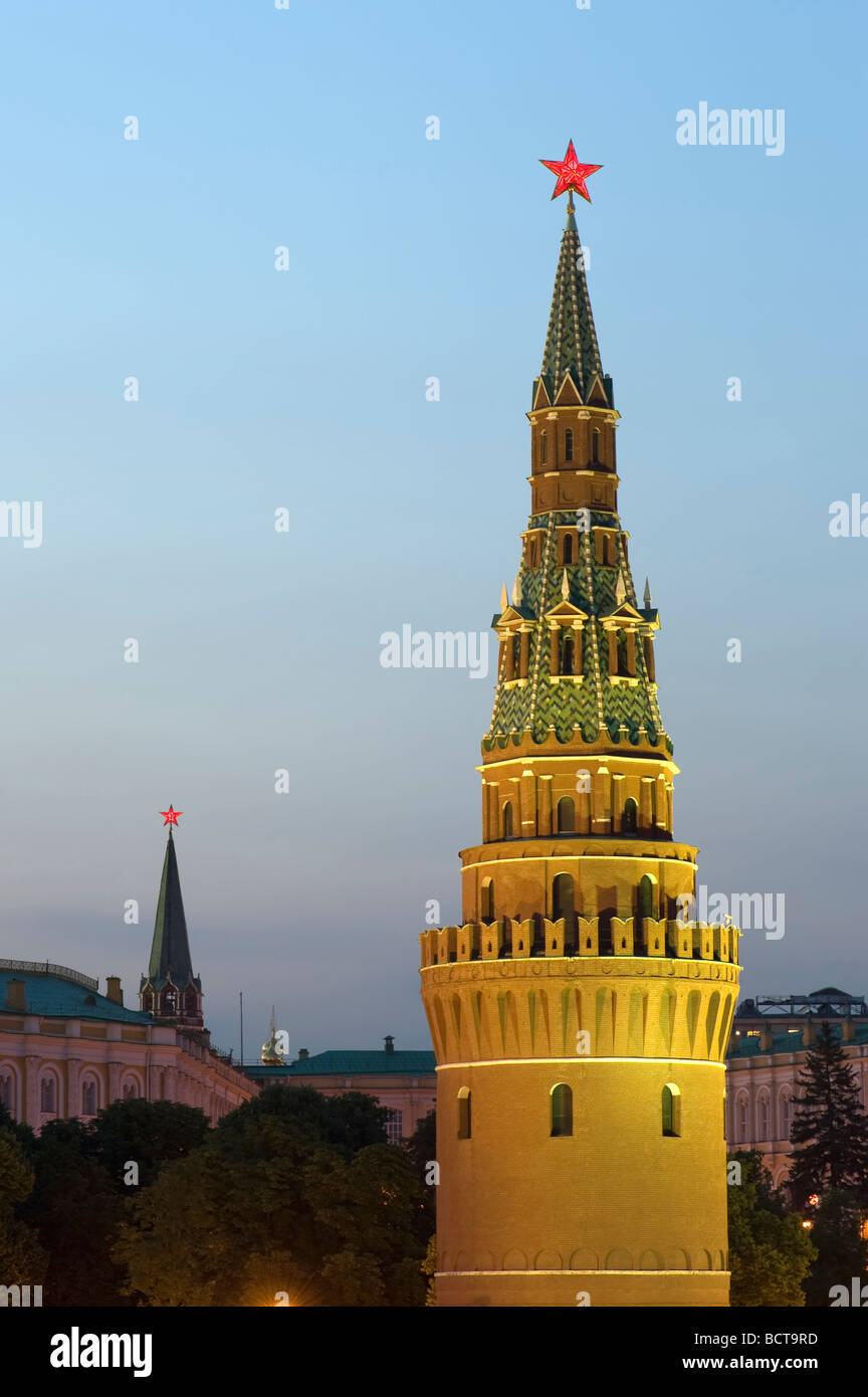 Russian Moscow Kremlin Tower with star Stock Photo Alamy