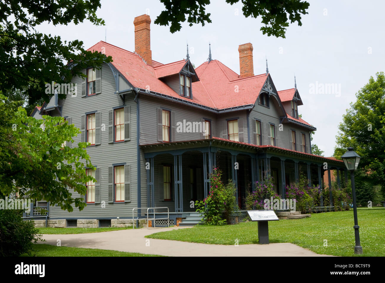 President James A Garfield Home and site of his front porch campaign in ...