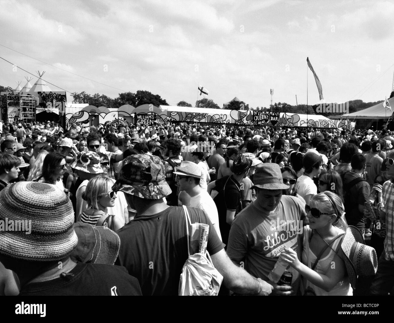 Glastonbury festival 2009 Stock Photo Alamy