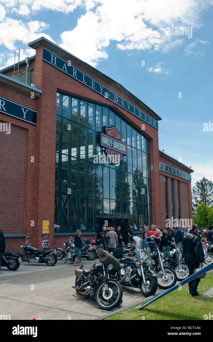 Harley Davidson Factory Frankfurt Official Harley Davidson Dealer Frankfurt Hesse Germany Europe Stock Photo Alamy