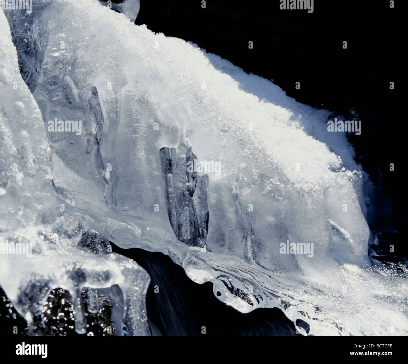 Ice and water Stock Photo - Alamy