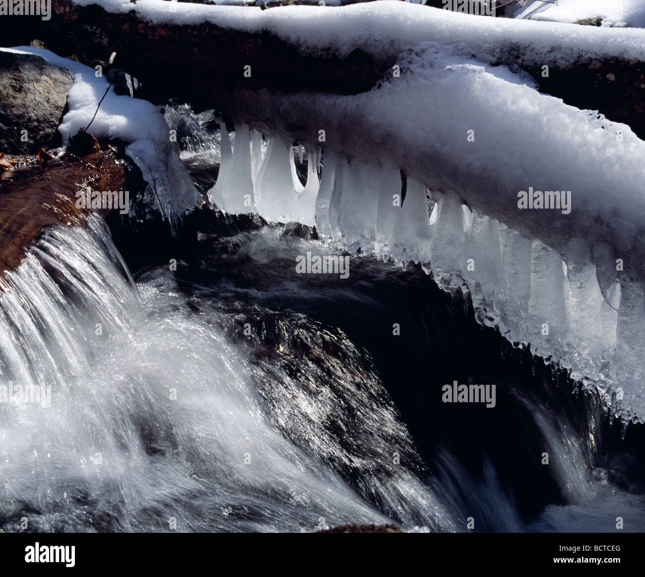 Ice and water Stock Photo - Alamy