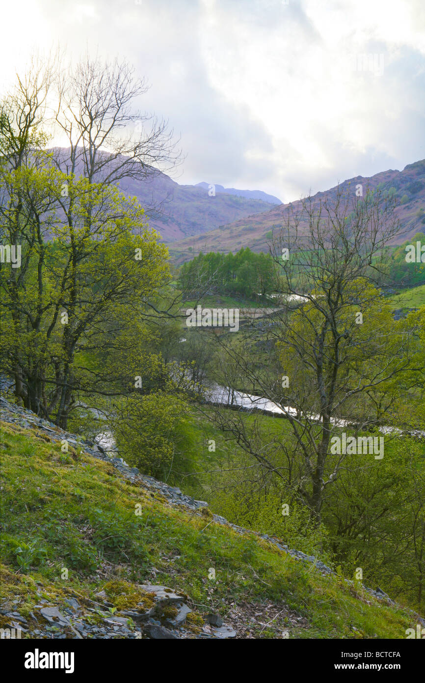 Landscape of the Lake district Stock Photo