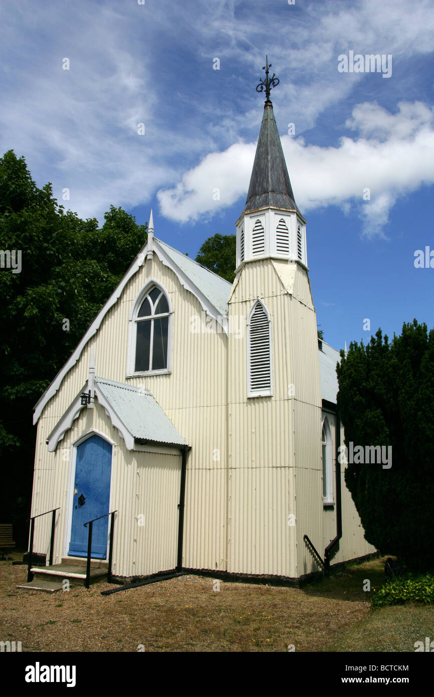 The "Tin Church", Church of the Ascension, Bedmond, Parish of Abbots Langley, Hertfordshire. Stock Photo
