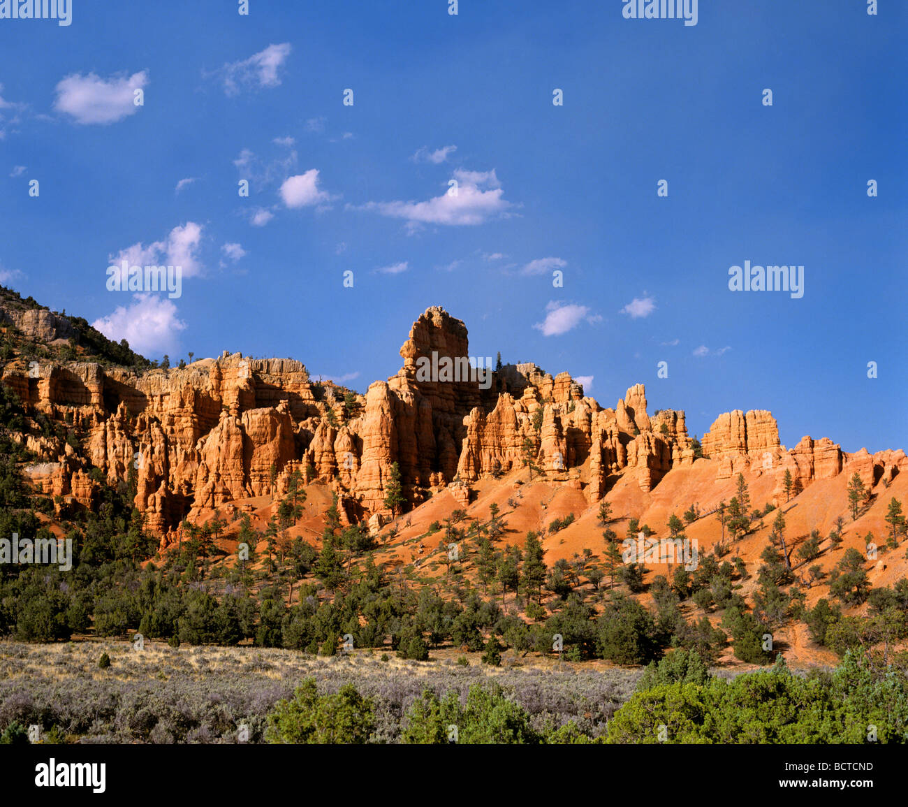 Sandstone rocks, Capitol Reef National Park, Utah, USA Stock Photo