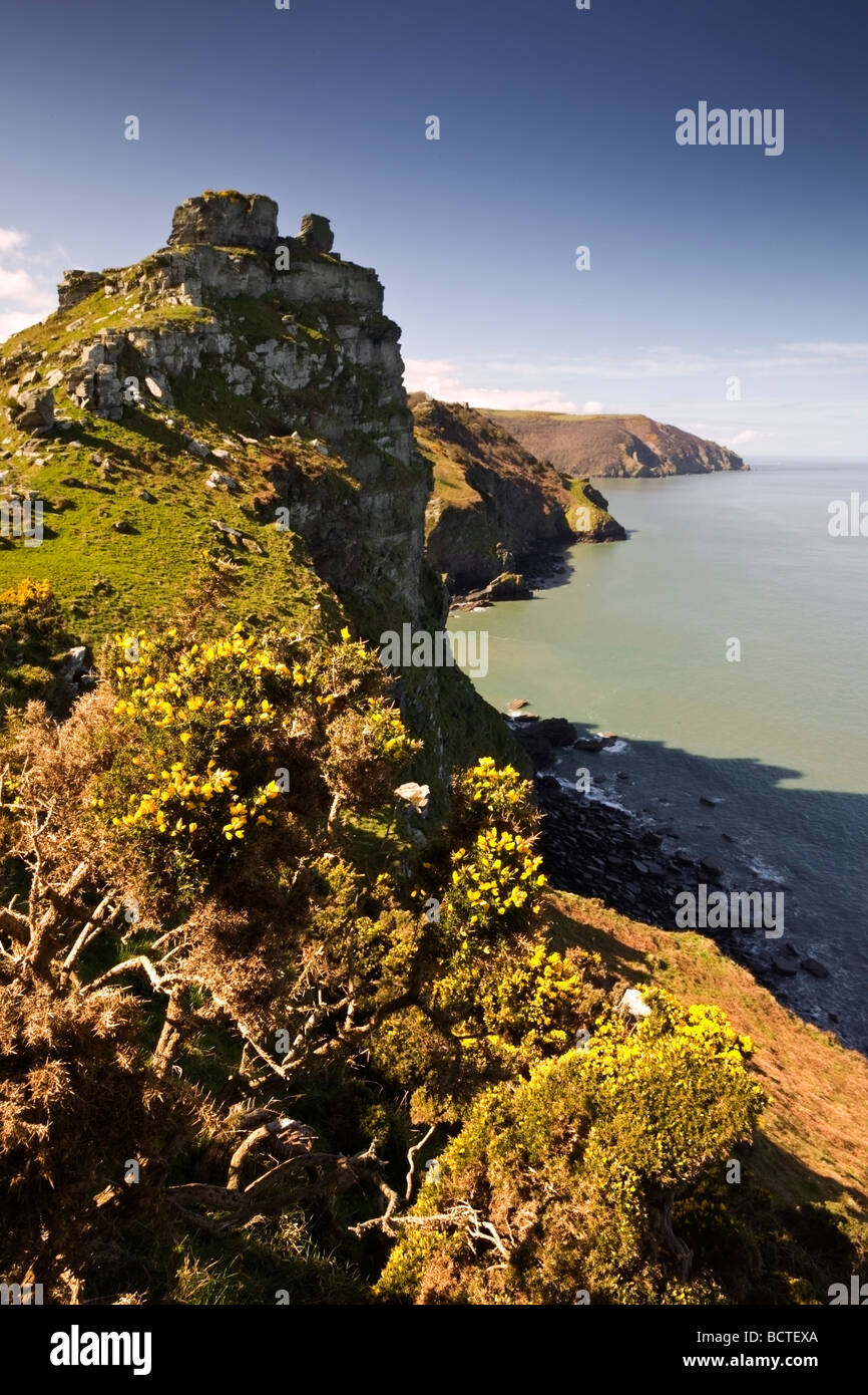 Valley of the Rocks and the Exmoor Coasts Stock Photo