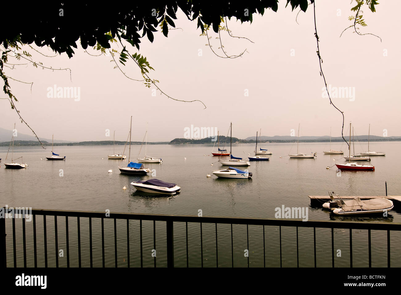Maggiore Lake to Belgirate Novara Italy Stock Photo Alamy
