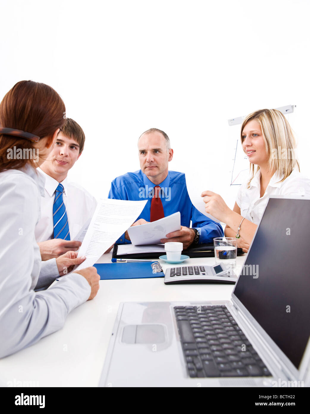 Meeting the team hi-res stock photography and images - Alamy