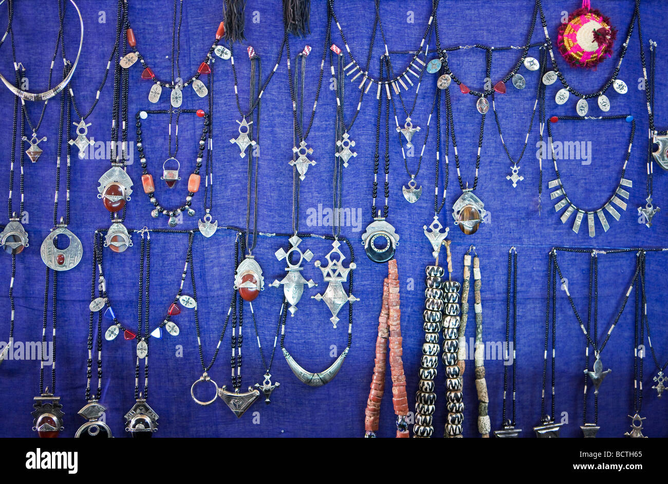 Libya Ghadames a Tuareg market Stock Photo