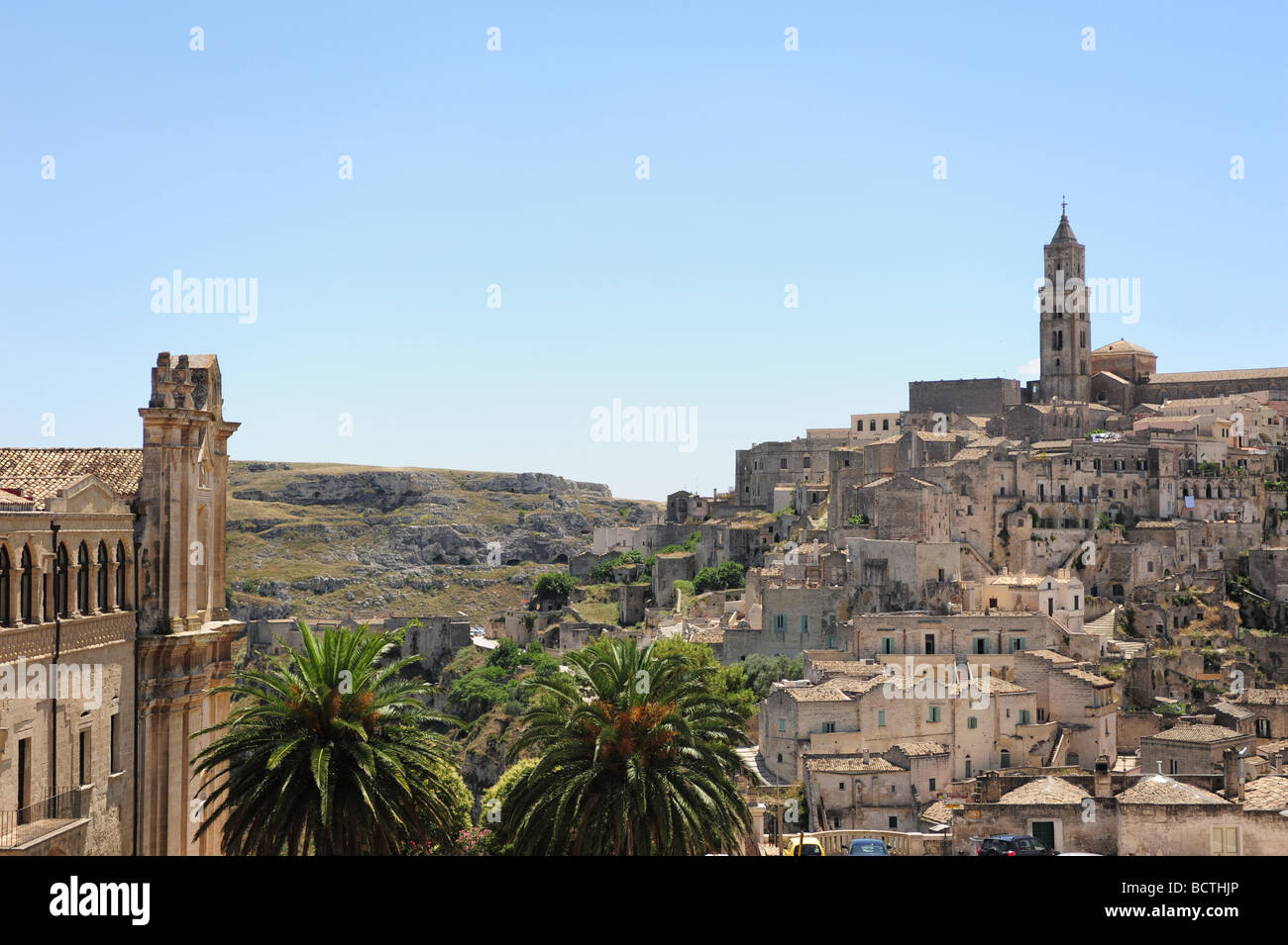 Europe Italy Matera in the region of Basilicata Set for the Passion of The Christ movie Stock Photo