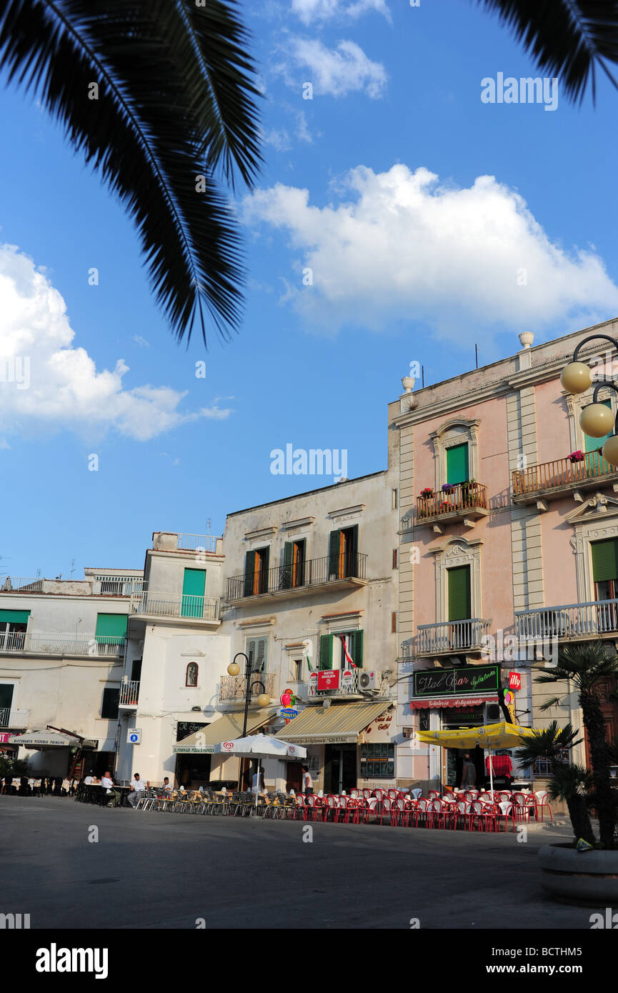 Europe Italy Puglia Region Gargano the city of Vieste Stock Photo