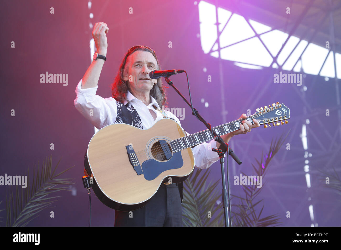 Roger Hodgson, British musician and songwriter, Open Air Festival, Muehldorf am Inn, Bavaria, Germany Stock Photo
