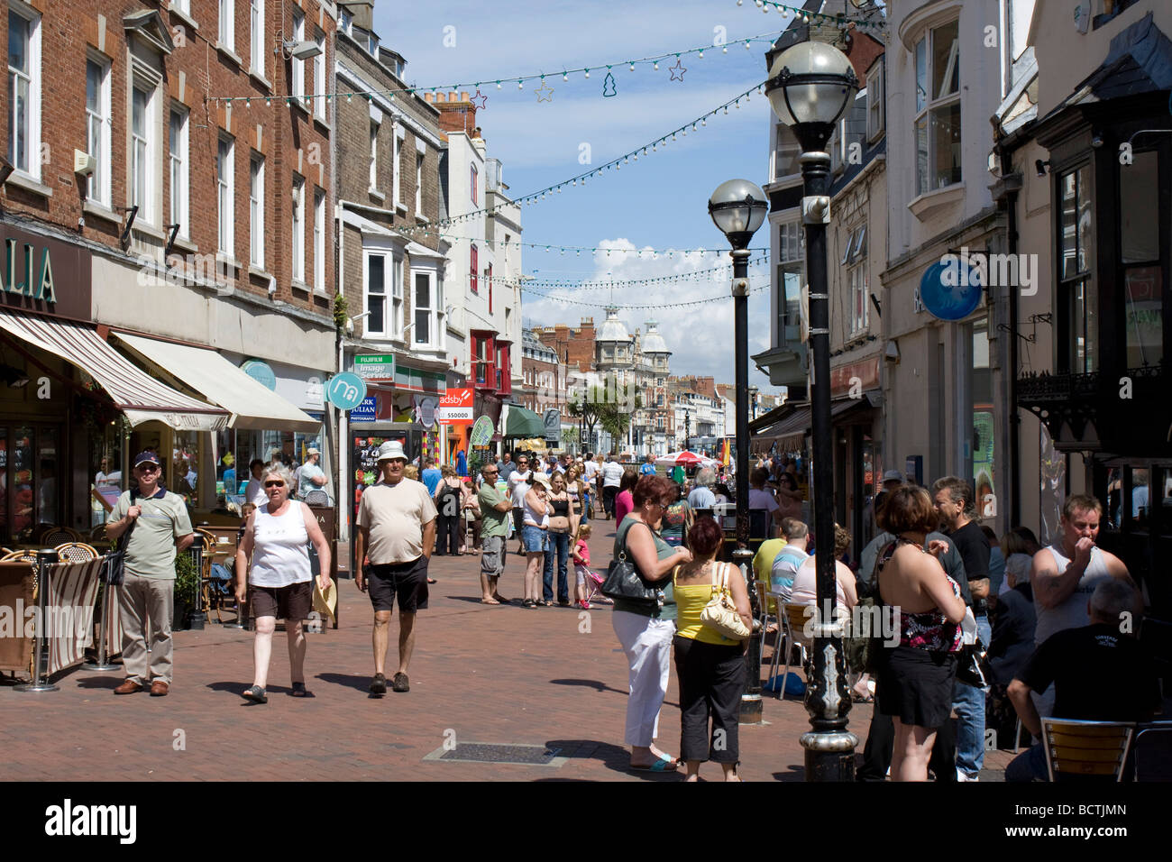 weymouth town centre dorset england uk gb Stock Photo Alamy