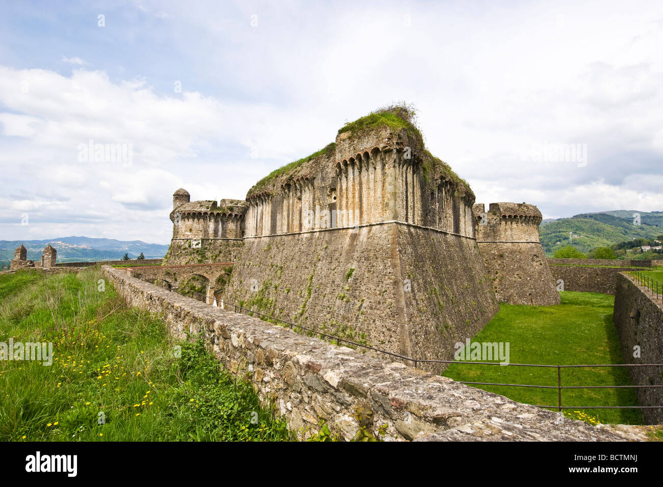 Fortress of Sarzanello Sarzana La Spezia Italy Stock Photo - Alamy