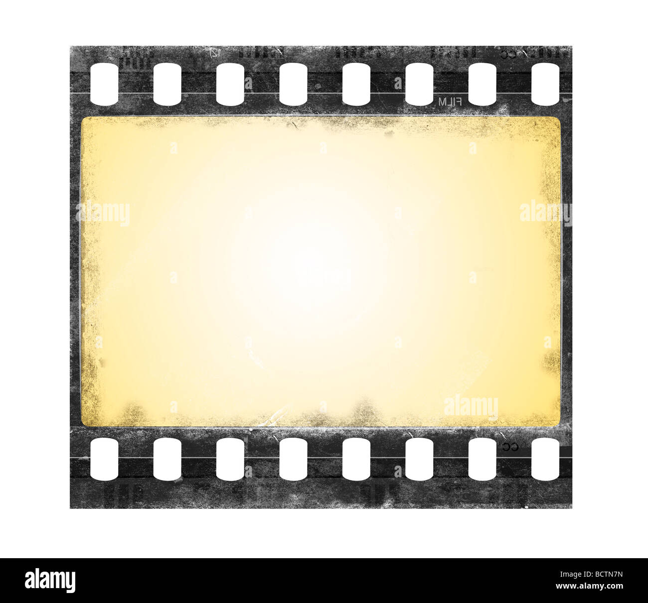 Old film frame in grunge style Stock Photo
