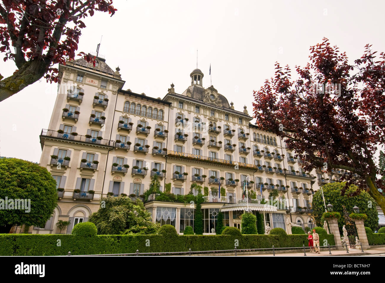 Grand Hotel des Iles Borromées Stresa Novara Italy Stock Photo