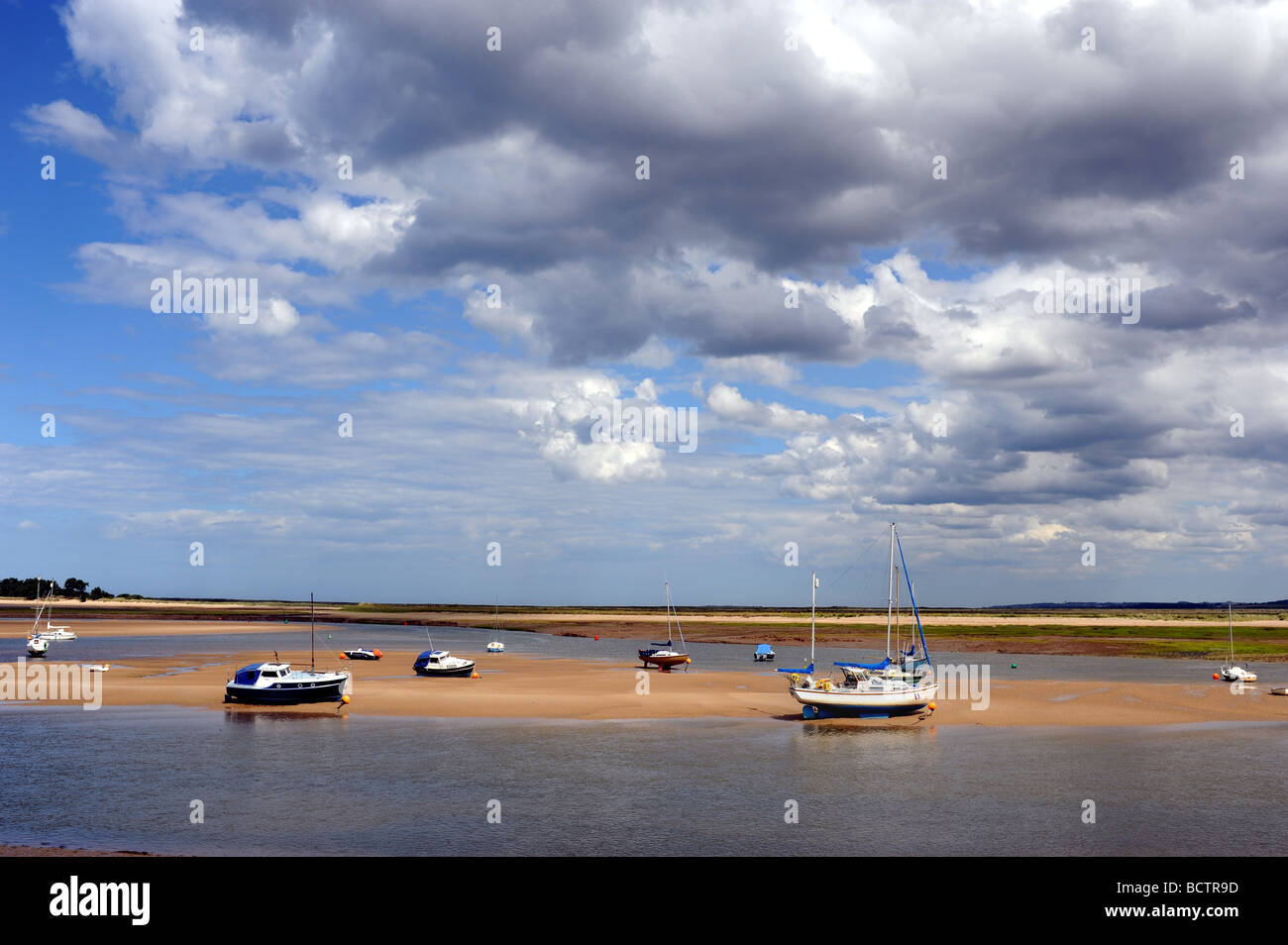 Wells next the Sea holiday destination  and fishing town on the North Norfolk coast Stock Photo