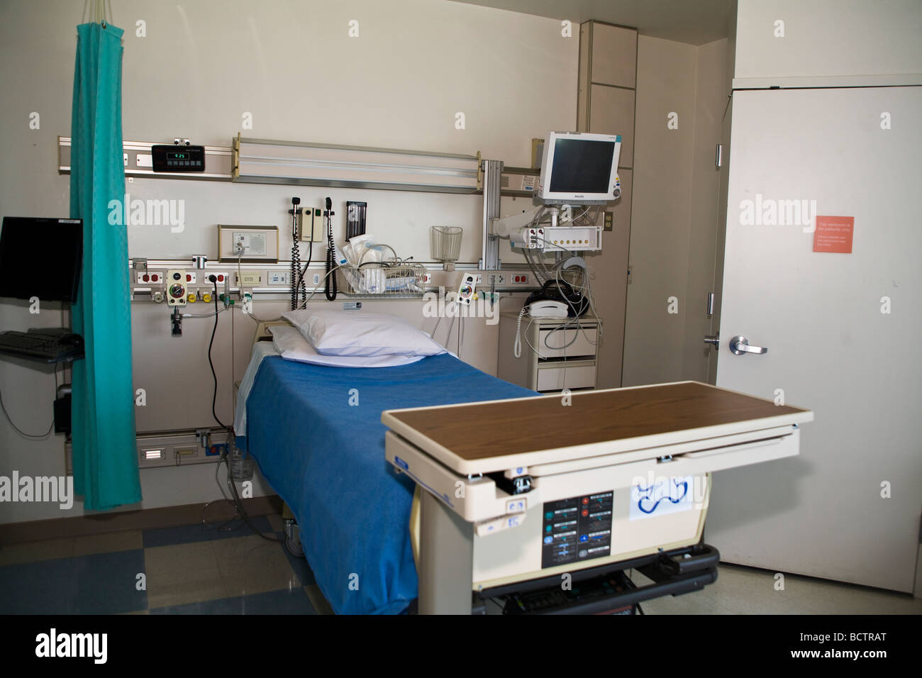 Hospital pediatric intensive care unit. Stock Photo