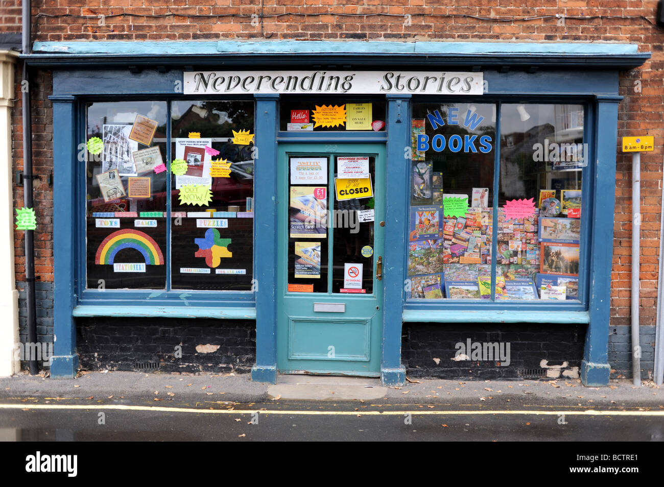 Neverending Stories shop at Wells next the Sea holiday destination  and fishing town on the North Norfolk coast Stock Photo