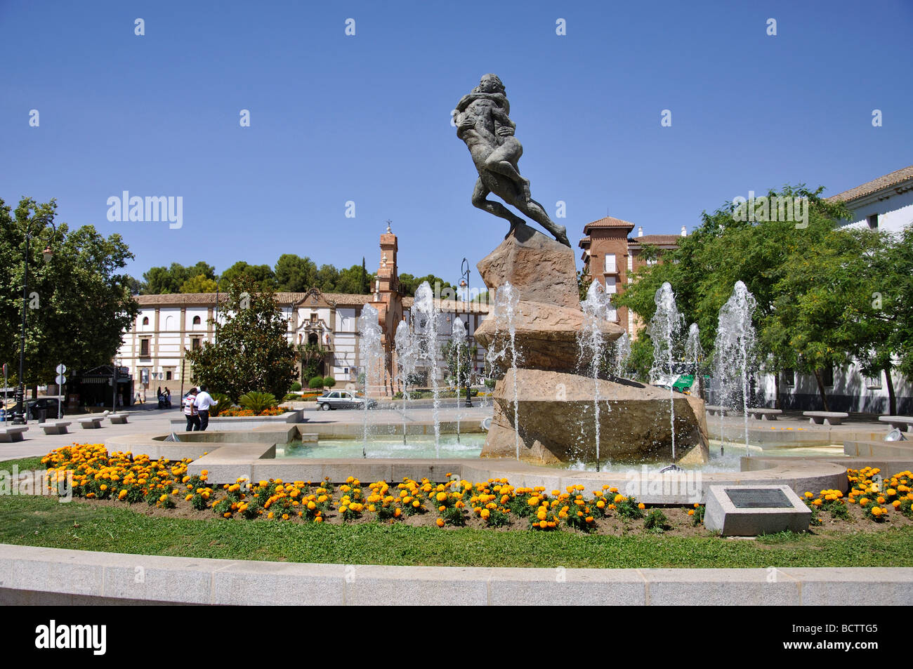 Plaza Castilla, Antequera, Malaga Province, Andalusia, Spain Stock Photo