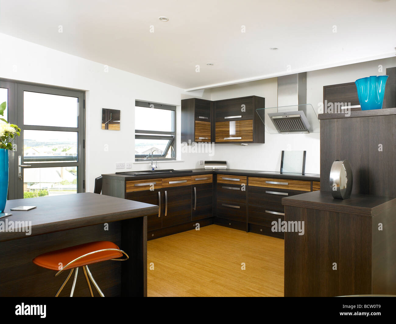 Interior of a modern kitchen Stock Photo - Alamy