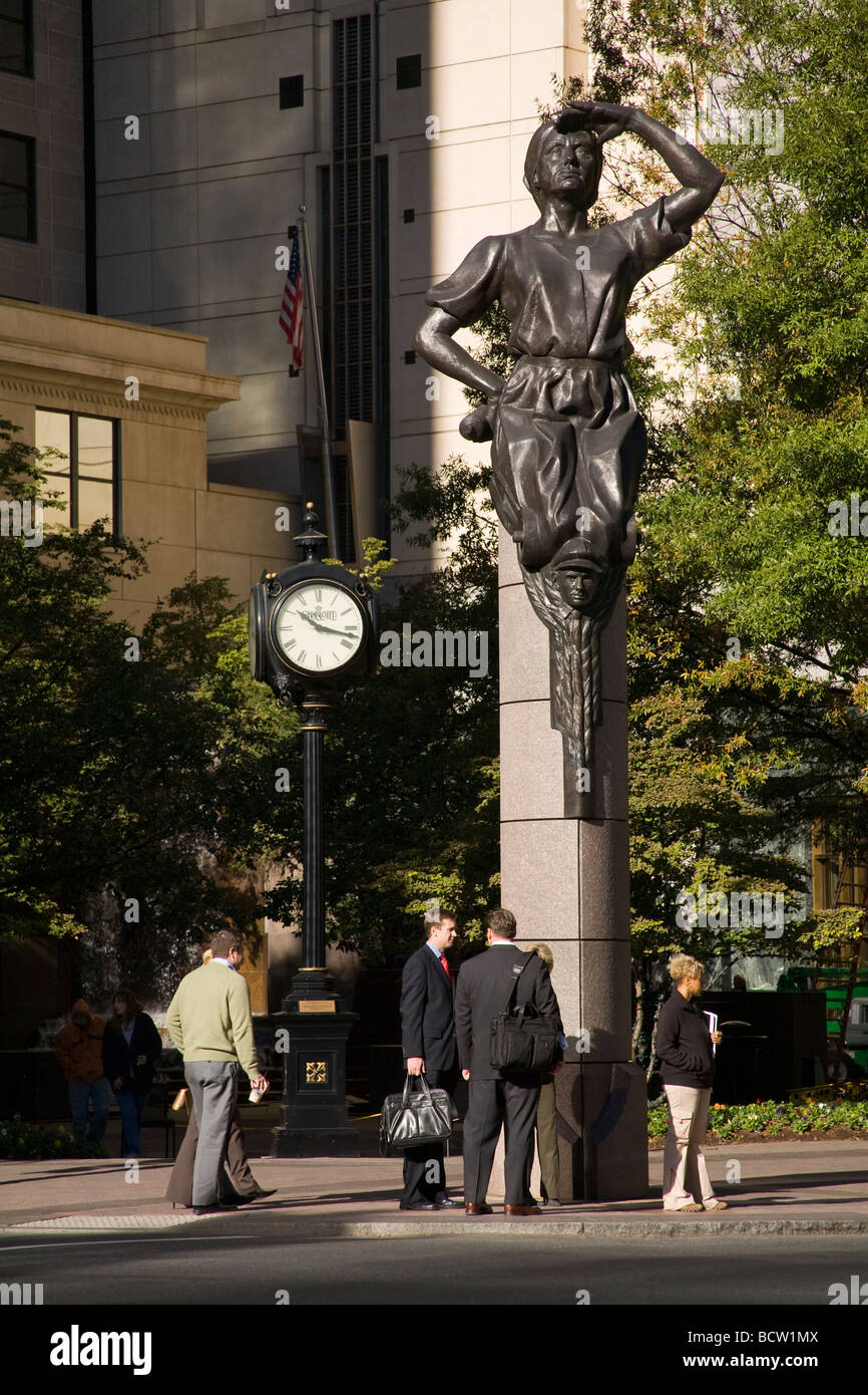 Charlotte Sculpture Carolina Stock Photos & Charlotte Sculpture