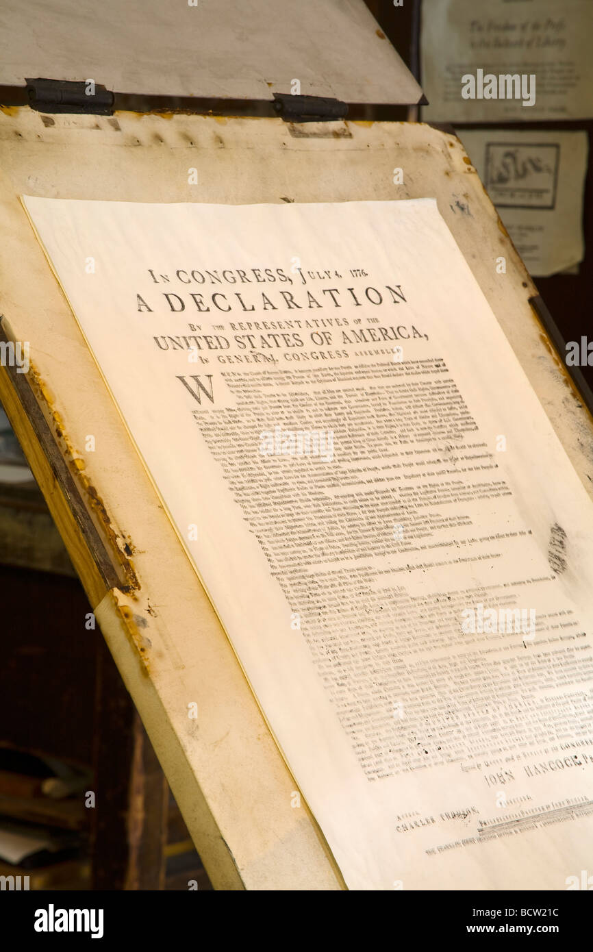 in the declaration of independence what was benjamin franklins job