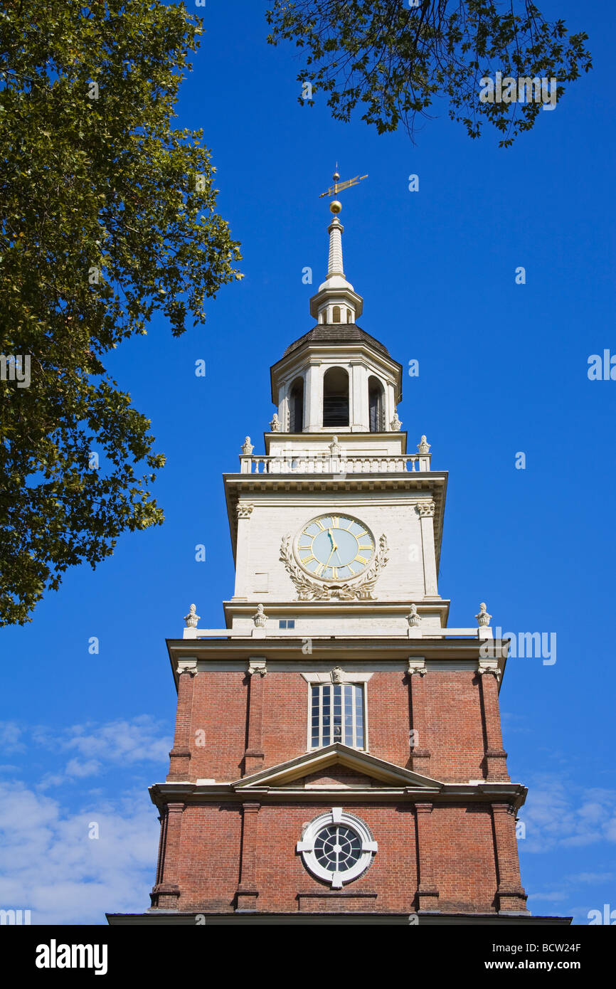 Philadelphia city hall clock tower hires stock photography and images