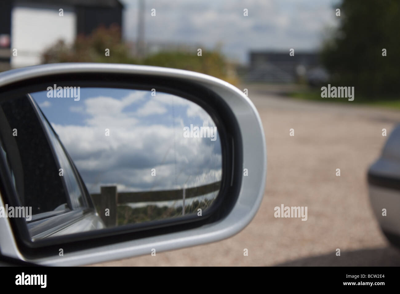 car wing mirror Stock Photo Alamy