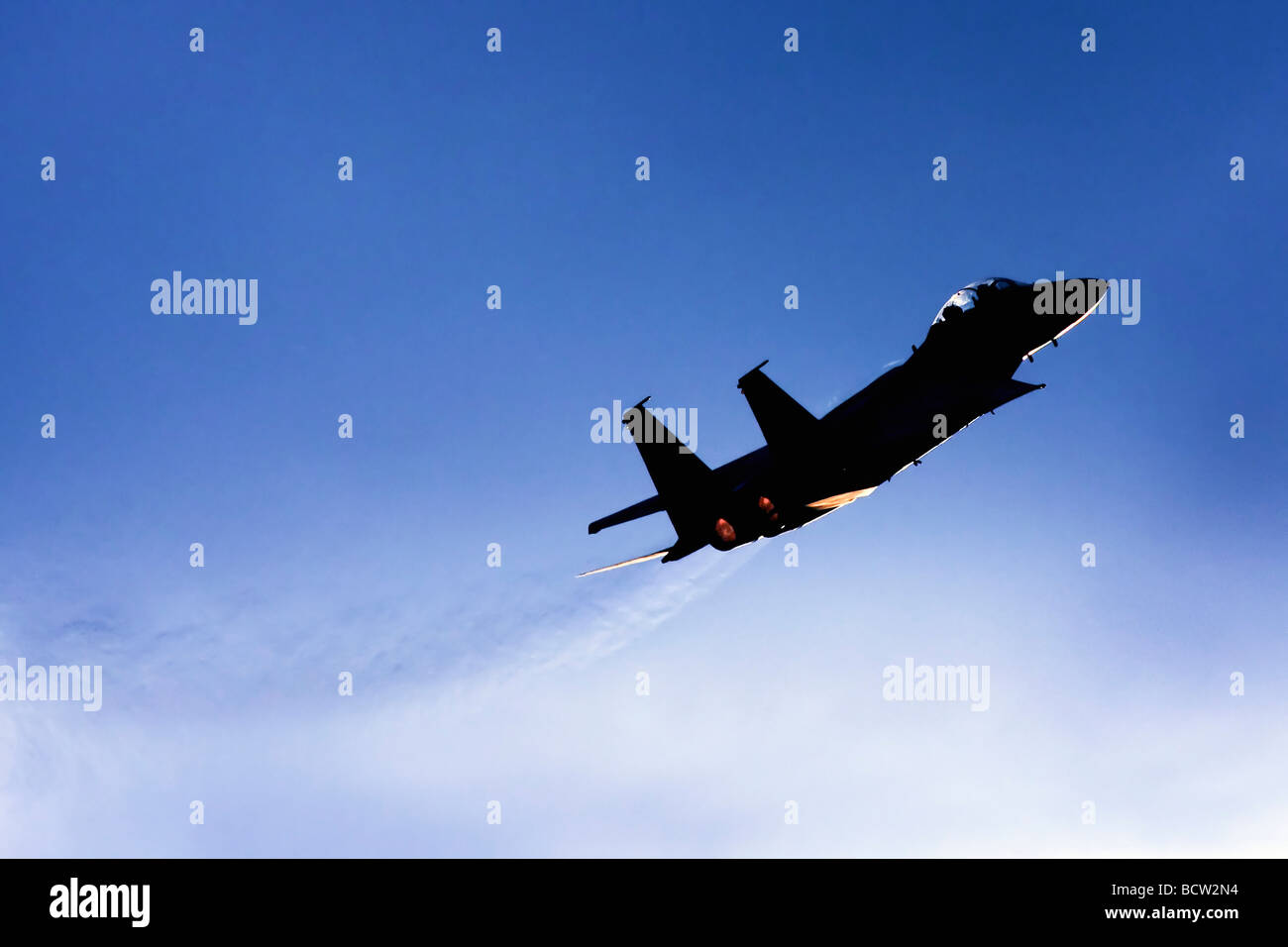 Israeli Air force Fighter jet Boeing F 15I Airborne Stock Photo