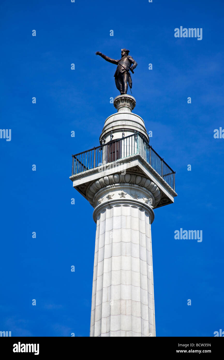 Trenton Battle Monument, Trenton City, New Jersey, USA Stock Photo
