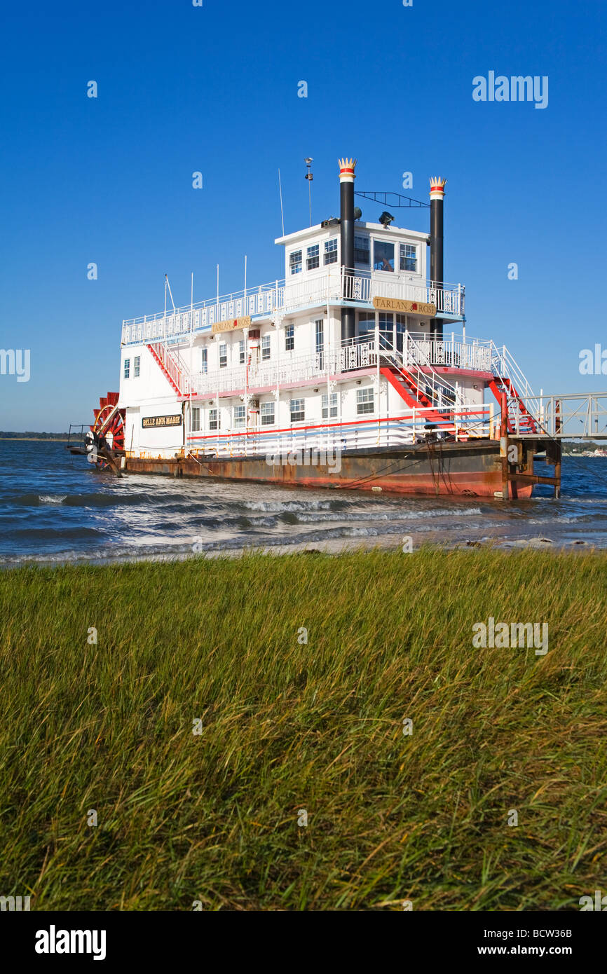 Paddle Steamer on Lakes Bay, Atlantic City, New Jersey, USA Stock Photo