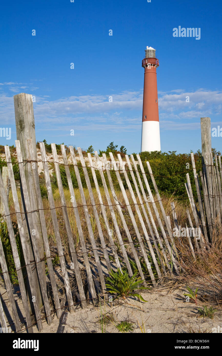 Barnegat Lighthouse in Ocean County, New Jersey, USA Stock Photo