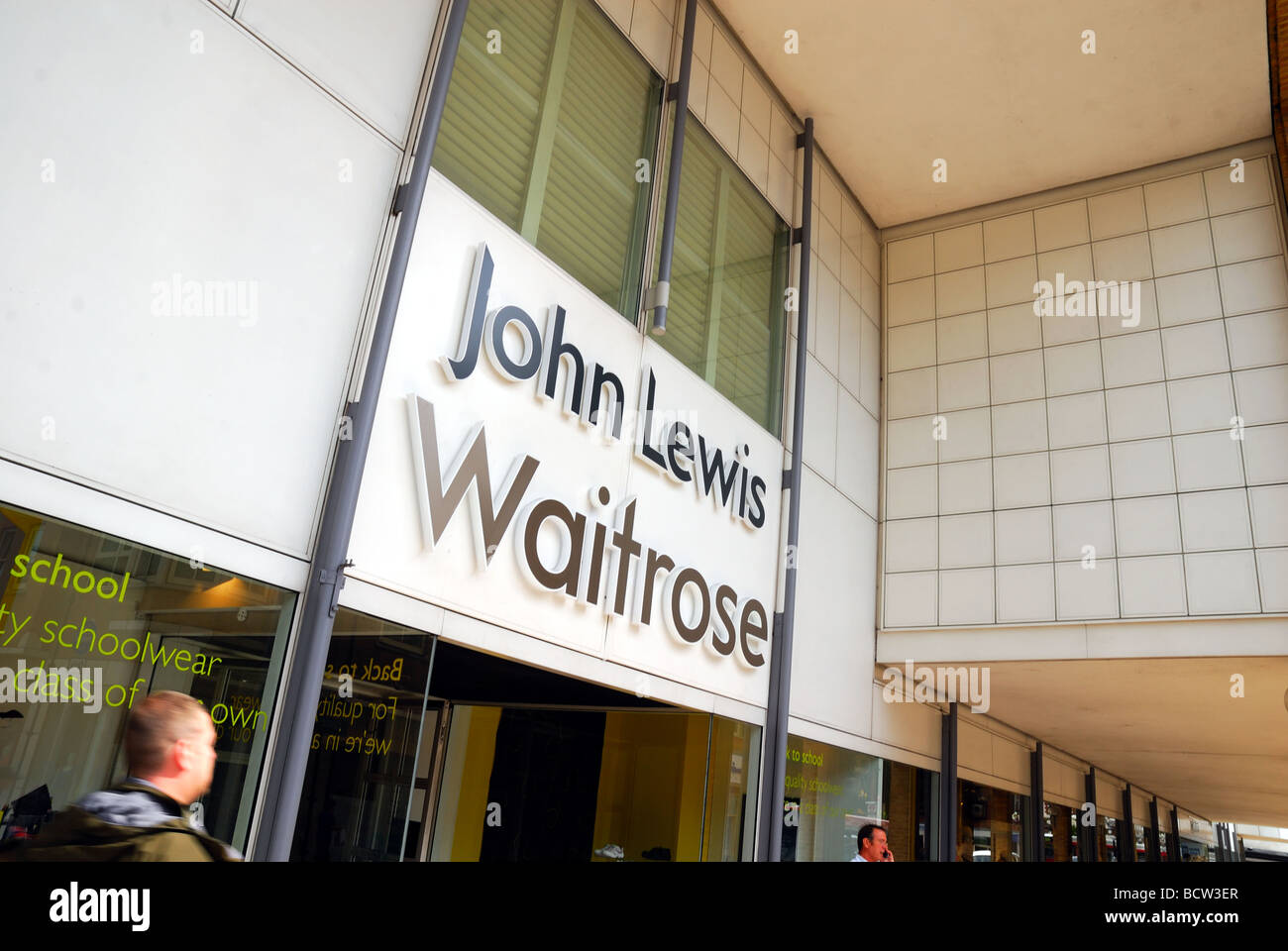 John Lewis Waitrose Logos Stock Photo Alamy