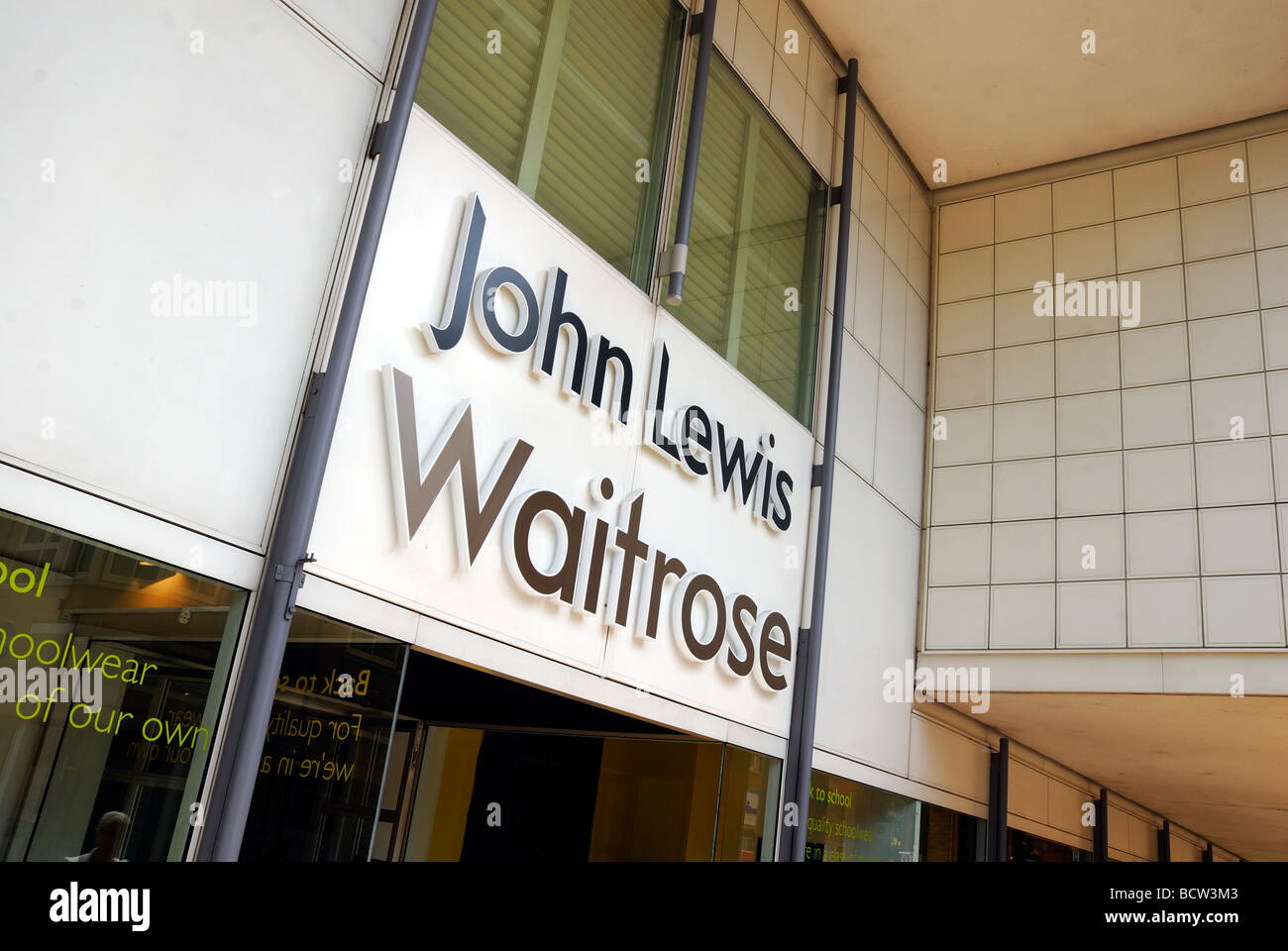 John Lewis Waitrose Logos Stock Photo Alamy