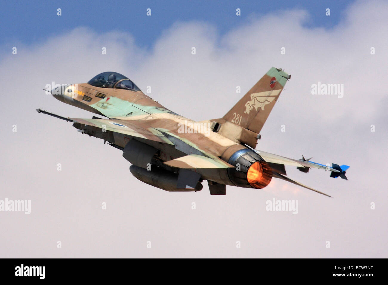 Israeli Air Force F 16A Fighter jet Stock Photo - Alamy