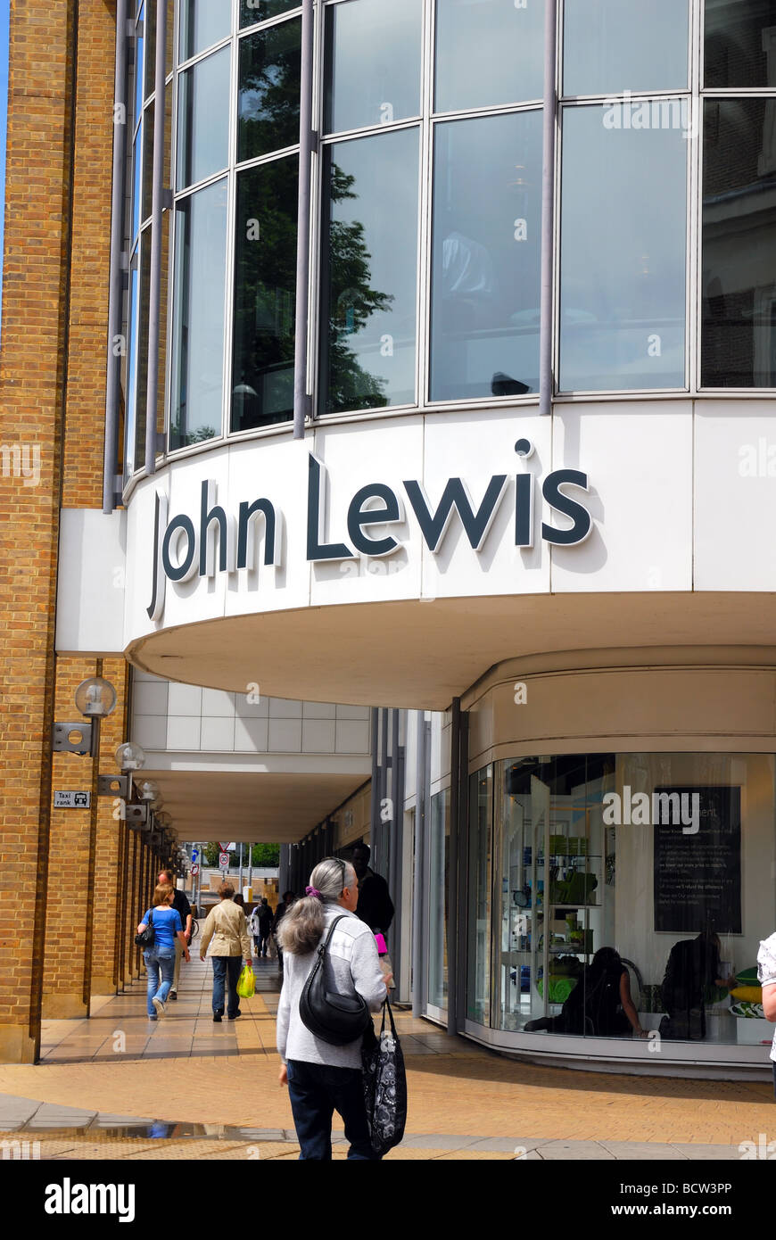 John Lewis store entrance Stock Photo Alamy