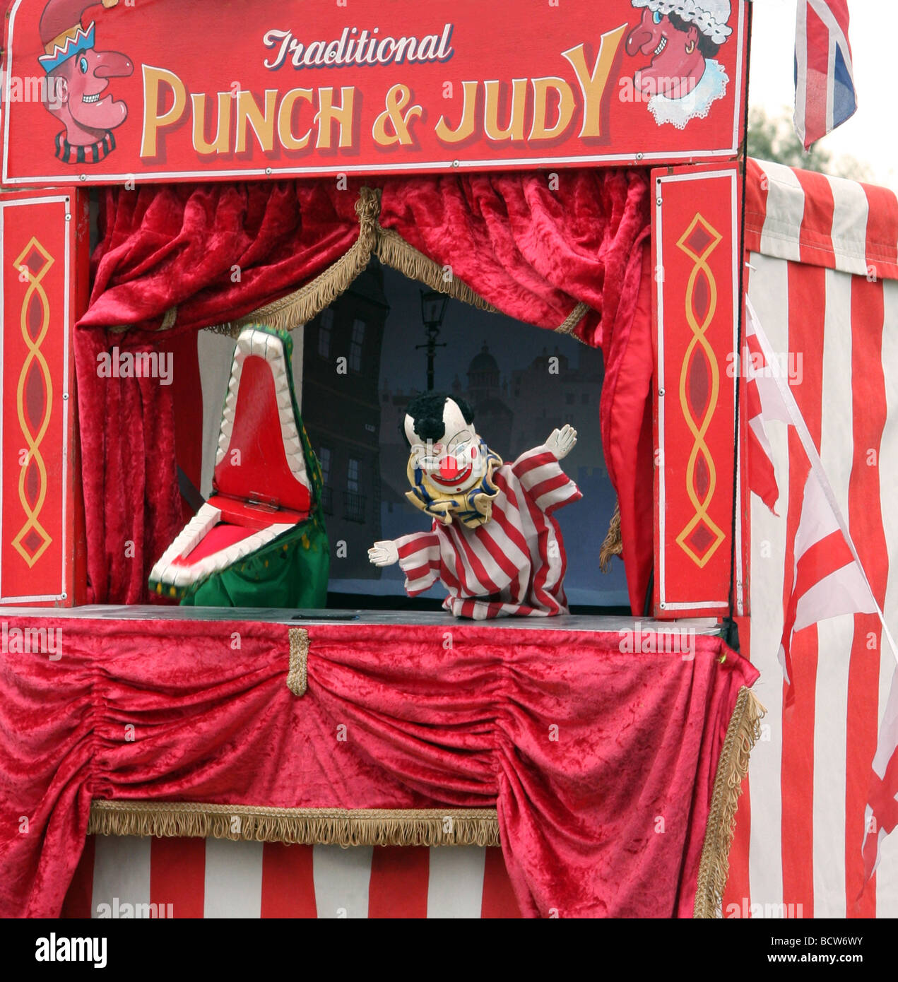 Punch And Judy Performance Stock Photo Alamy