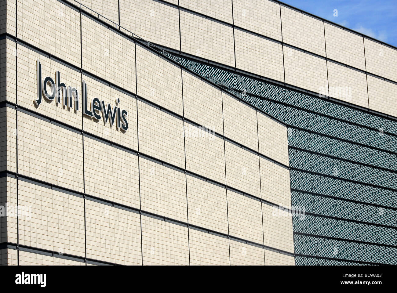 John Lewis Department Store Cardiff Stock Photo Alamy